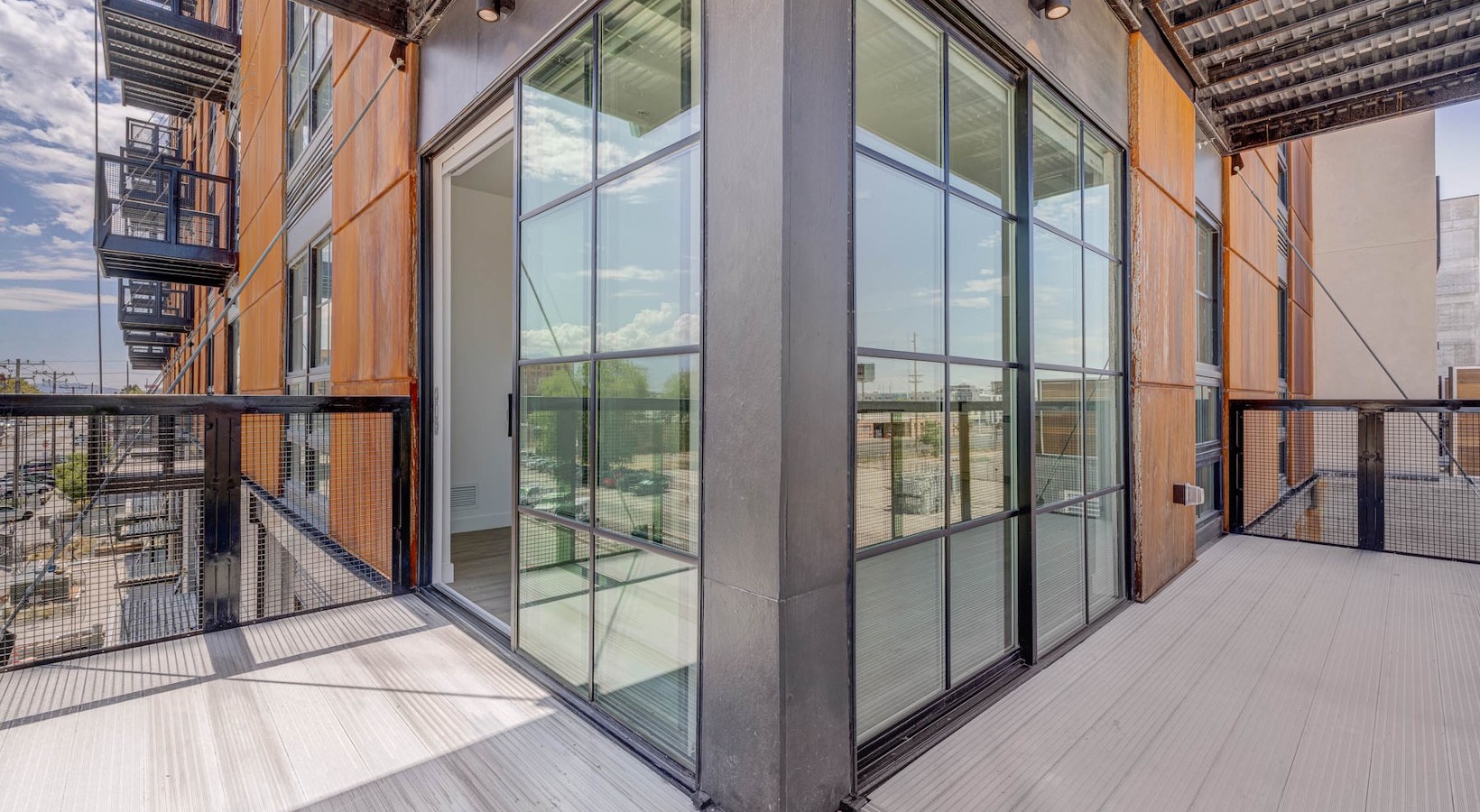 The essence of exceptional living a balcony with windows