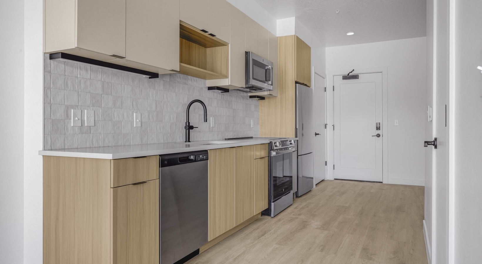 Beautiful kitchens with designer finishes a kitchen with wooden cabinets