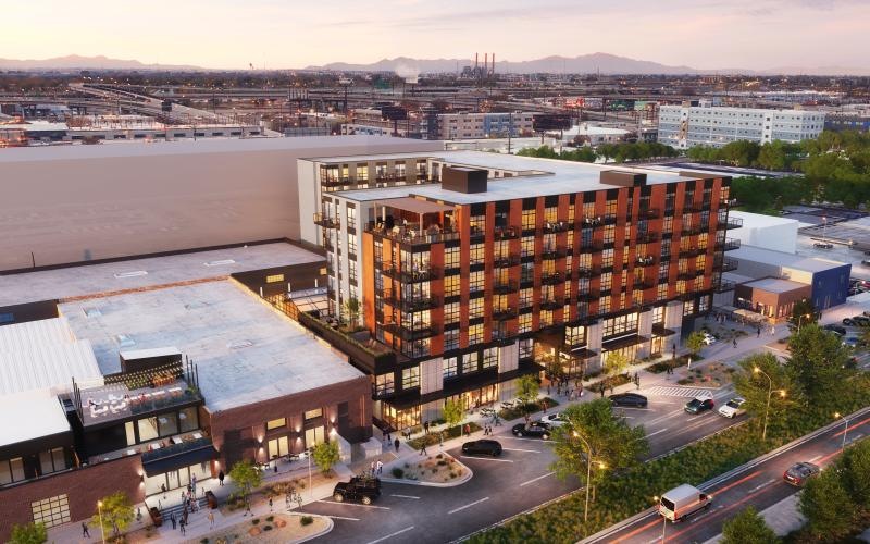 The essence of exceptional living a high angle view of a building